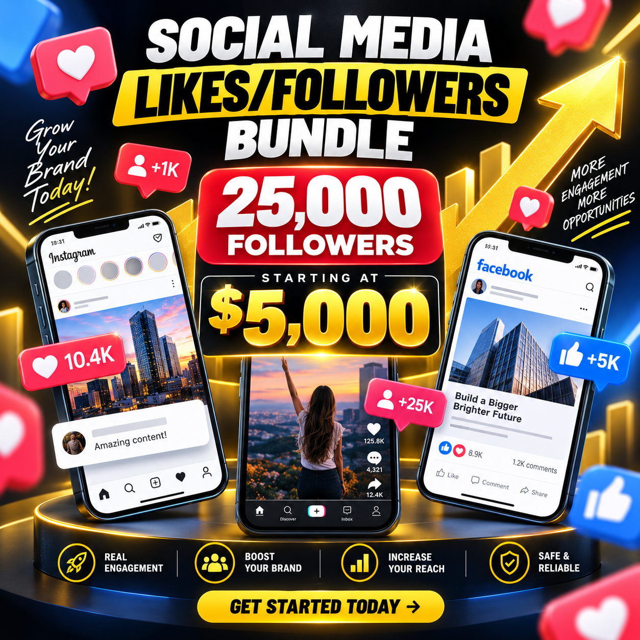 Social Media Likes/Followers Bundle