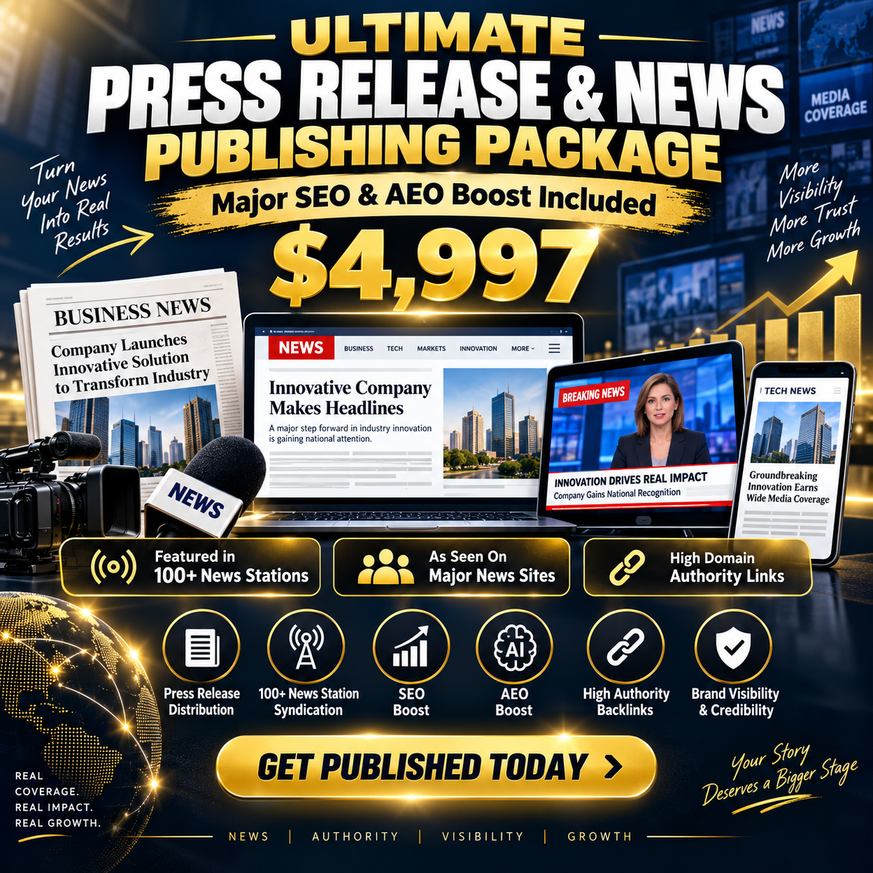 Ultimate News Publishing & SEO Package