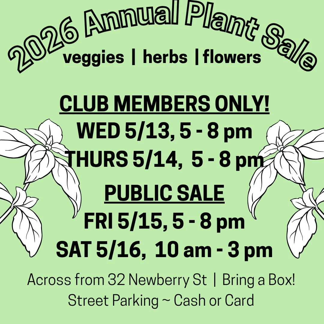 2026 ANNUAL PLANT SALE
🌱🌱🌱🌱🌱🌱🌱🌱🌱
Looking for organic veggies, herbs and flowers? Check out our available varieties! We have over 3,000 organically grown plants with VERY affordable pricing ready for you! FULL plant list is at the link in the