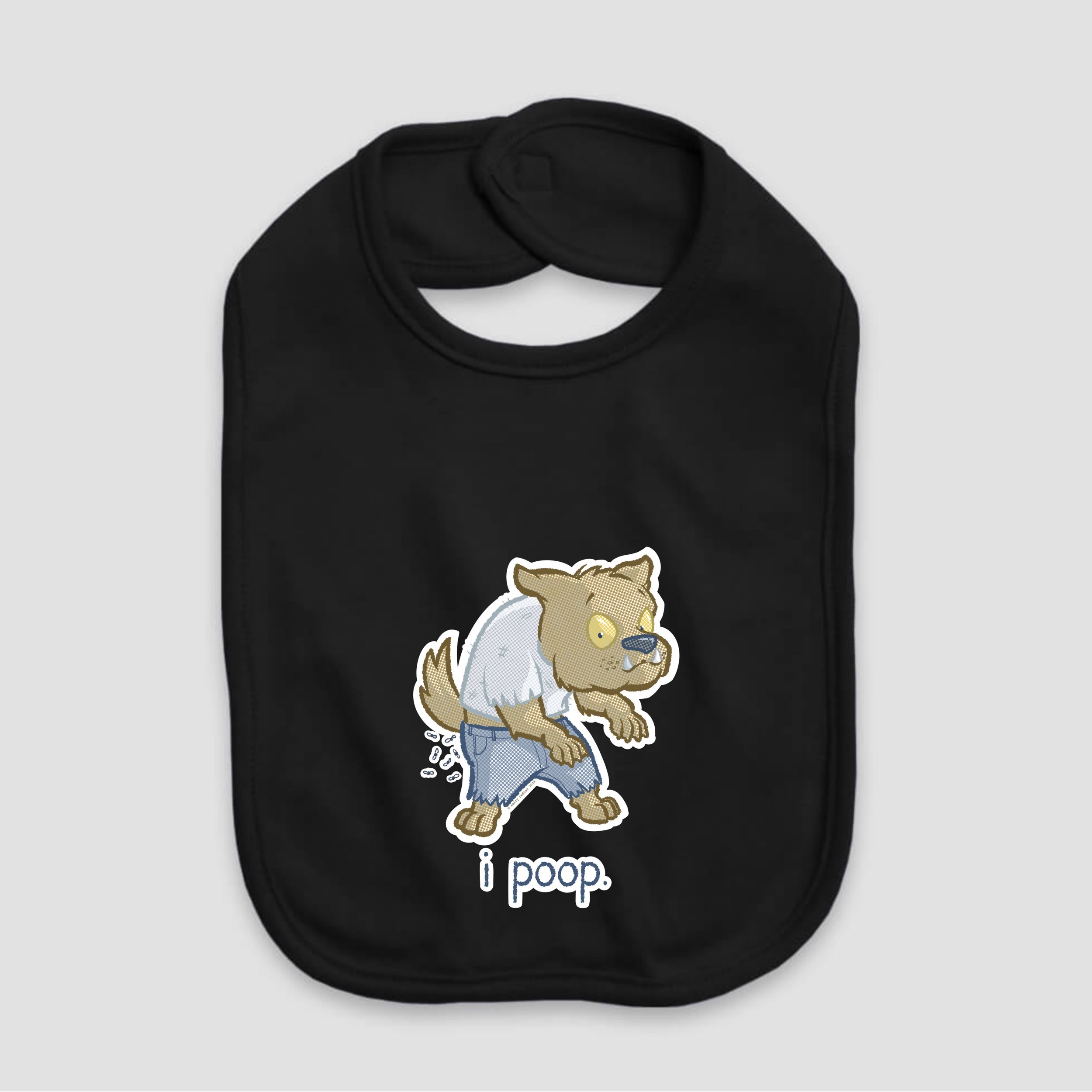 I poop baby wolf