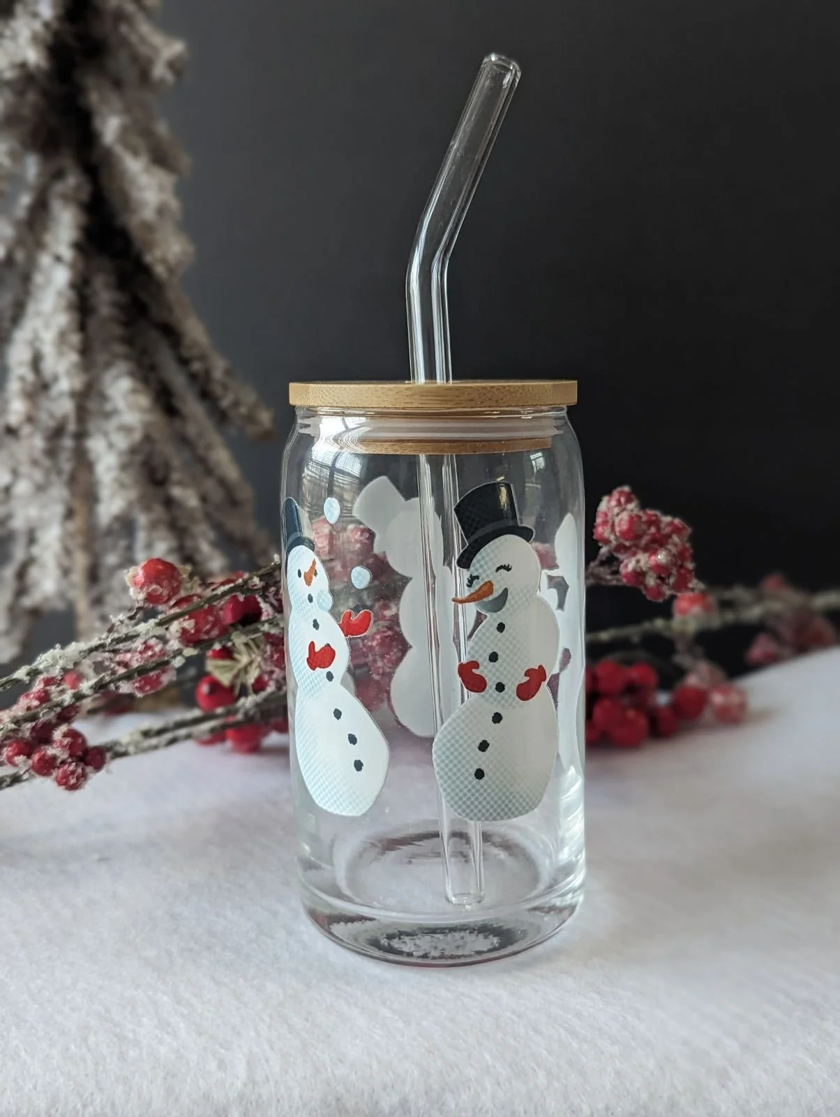 Frosty fun 16 oz glass