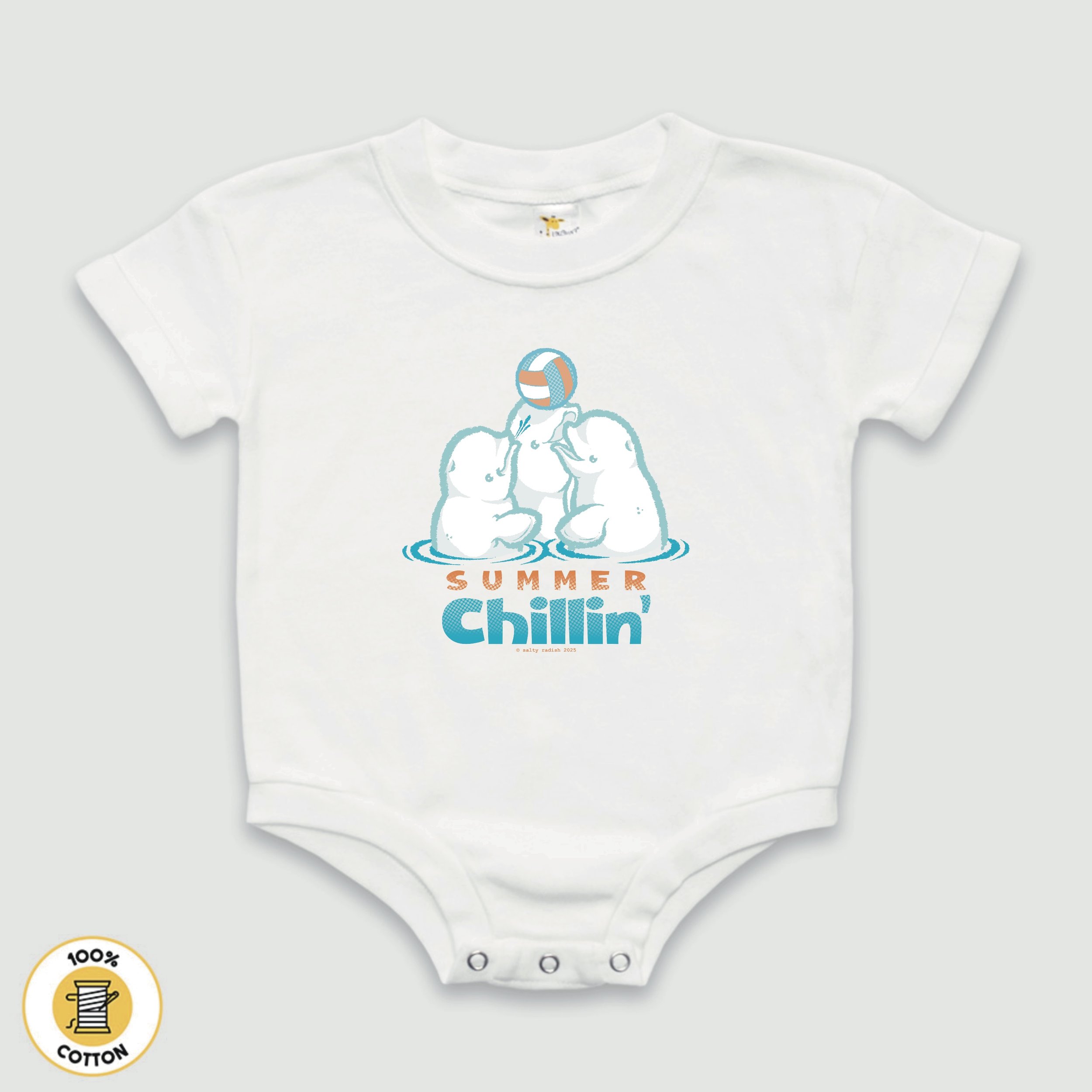 summer chillin’ belugas (romper)