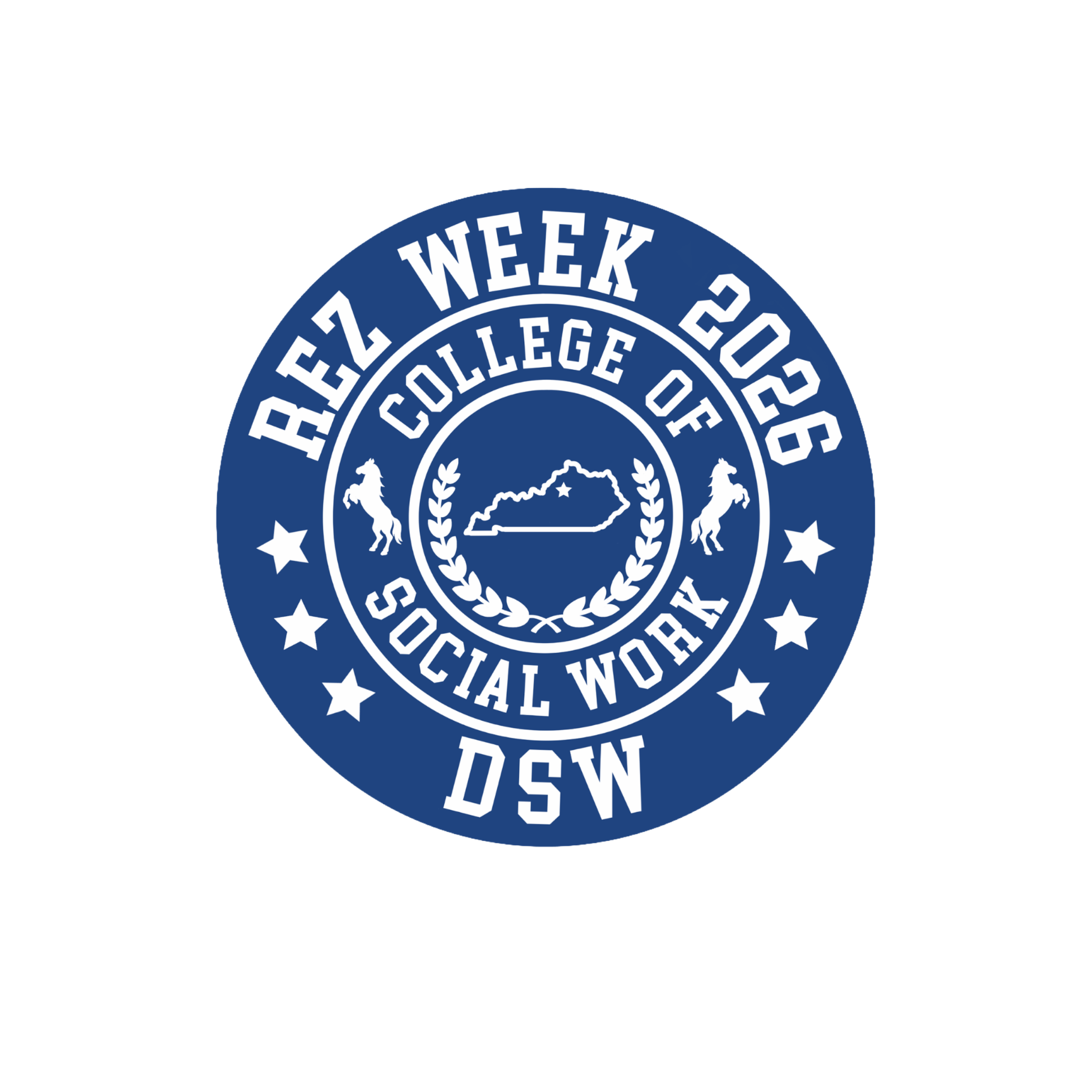 Rez Week 'Collegiate' Window Cling