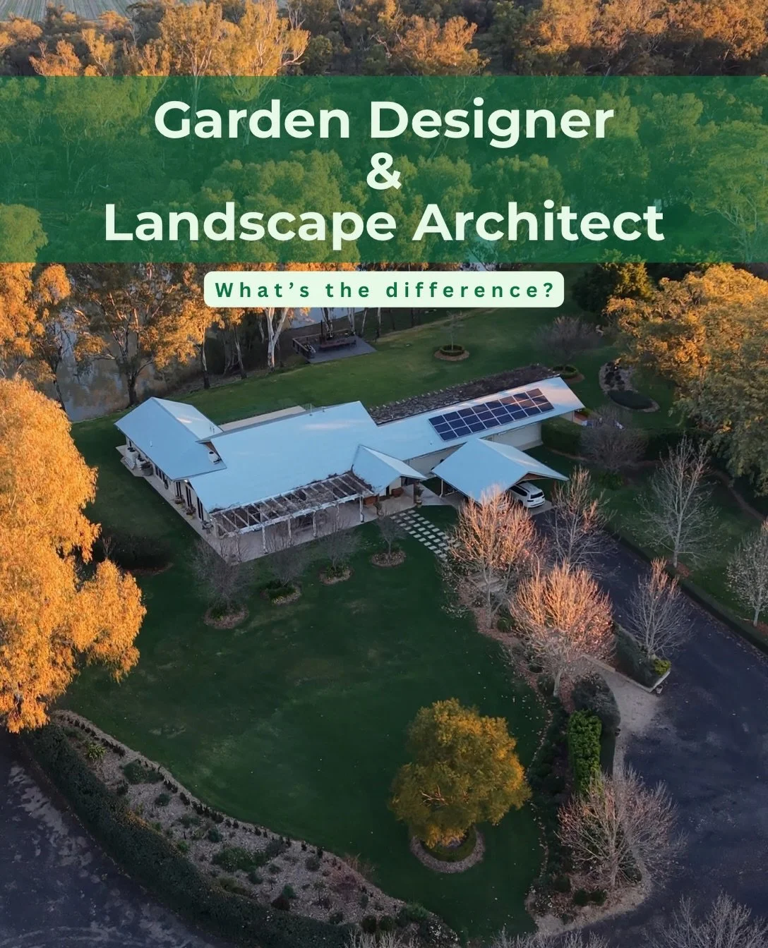 Landscape Architect vs Garden Designer - what&rsquo;s the difference? 🌿

Both play an important role in creating outdoor spaces, but their focus can differ.

Landscape architects often work across levels, structures, drainage, hardscaping and broade