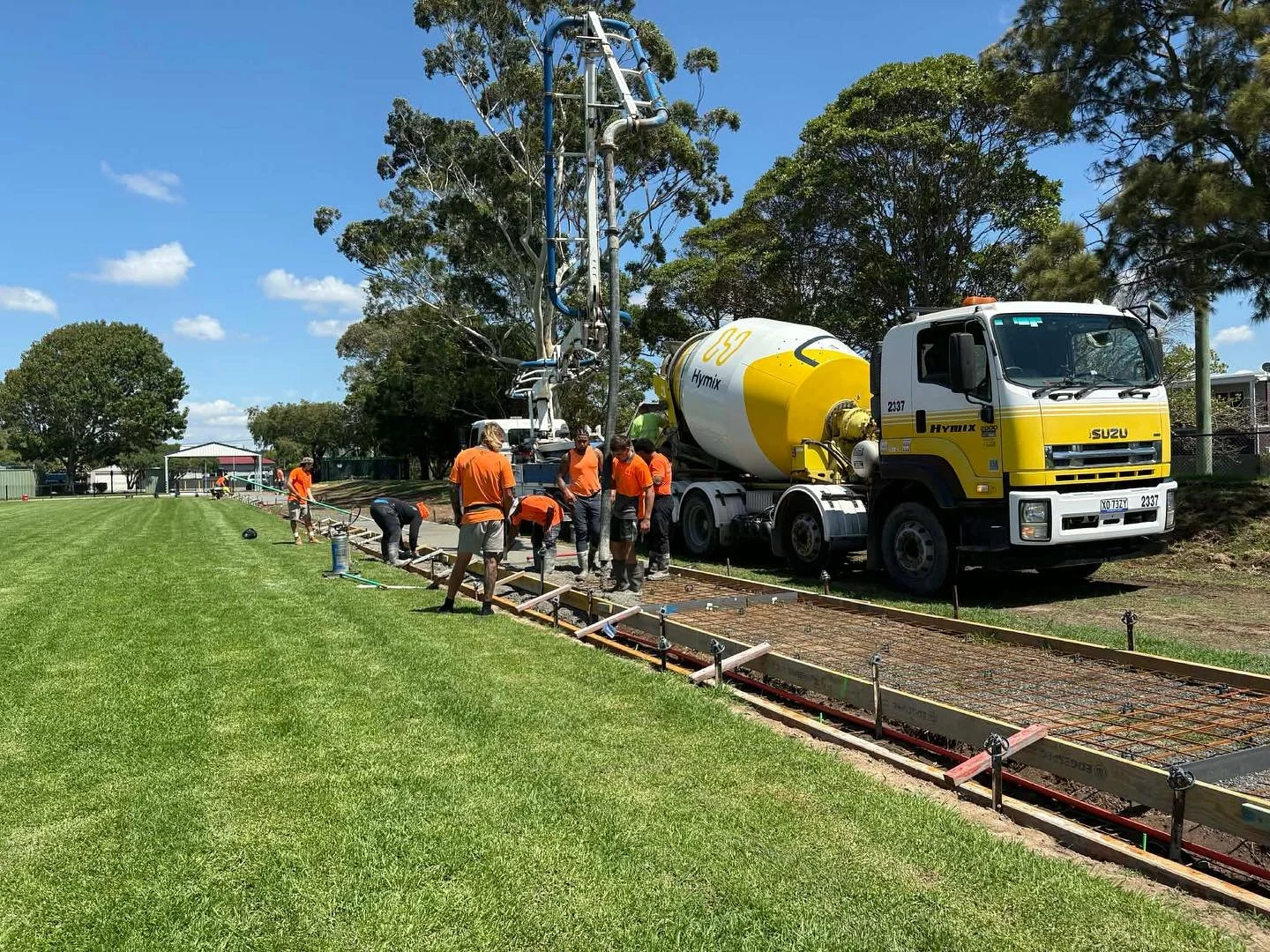 🏟Works Update &ndash; Darling Street Oval
This week, concrete was poured along the northern and eastern boundaries and part of the western boundary at Darling Street Oval, with works completed yesterday. The team from @cubicconcrete led by owner Sim