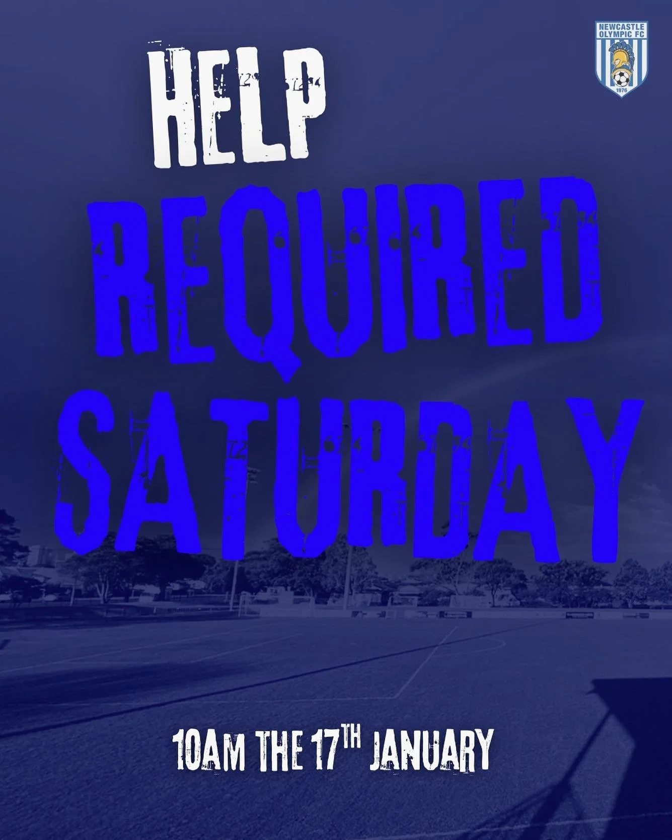 🚧 HELP REQUIRED &ndash; THIS SATURDAY! 🚧

This Saturday, 17th January, we&rsquo;re completing the final removal of the old fence and signage along the eastern and southern boundary of Darling Street Oval, preparing the area for the new concrete pat