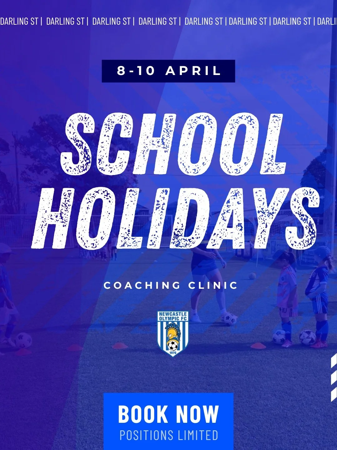 ⚽ Newcastle Olympic FC &ndash;  Junior Holiday Clinic 🔵⚪

Give your child the opportunity to train in a professional, high-quality football environment these school holidays. Designed to develop skills, confidence, and game understanding&mdash;led b