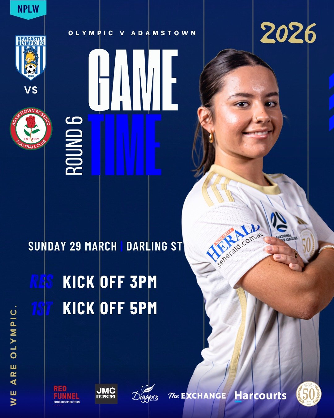 🔵⚪ WOMENS &amp; GIRLS GAME DAY 🔥

The Women &amp; Girls are back &mdash; show your support 👊 

🔥 SUNDAY

NPL WOMEN
📍 Darling St
🆚 Adamstown
⏰ Reserves &ndash; 3PM
⏰ First Grade &ndash; 5PM

PYL GIRLS
📍 Harold Knight Sports Complex
🆚 Kahibah F