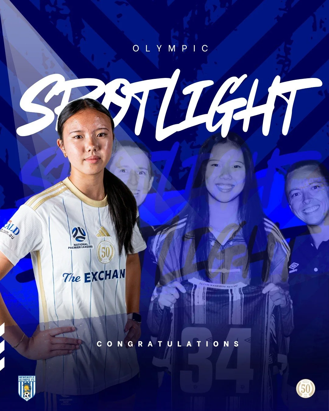 A proud moment for Newcastle Olympic 💙🤍

Everyone at the club wishes Vanessa Tan the very best at the Emerging Matildas Championship in Melbourne, where she will represent Northern NSW in the U16s squad.

Currently playing in our Senior Women&rsquo