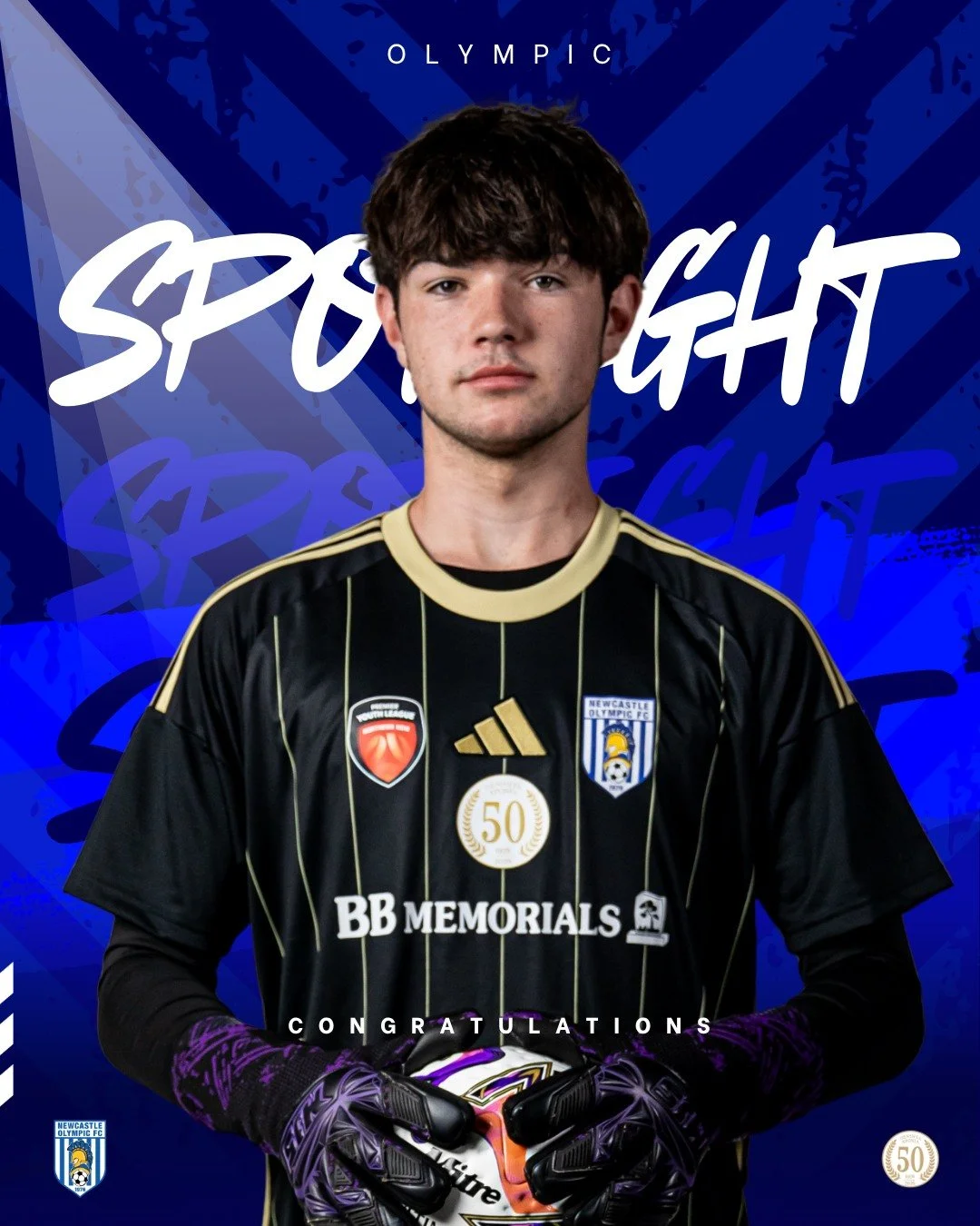 PLAYER SPOTLIGHT | CHARLIE GLEESON 💙🤍

Newcastle Olympic would like to congratulate Charlie Gleeson on his selection to join the Newcastle Jets Academy.

A standout goalkeeper in our PYLB Under 15s squad, Charlie has earned this opportunity through