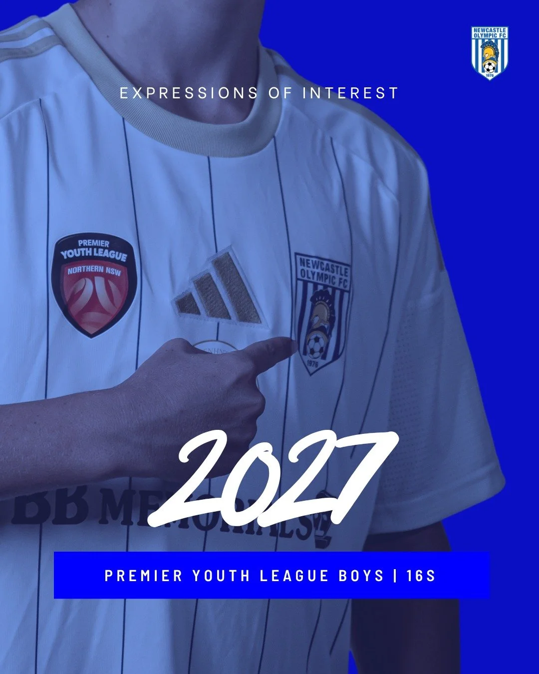 🔵⚪ 2027 PYL U16 | LIMITED OPPORTUNITIES

Newcastle Olympic FC has limited positions available in our U16 Premier Youth League squad for the 2027 season.

With recent movements into talented player pathways, opportunities have opened up for players l