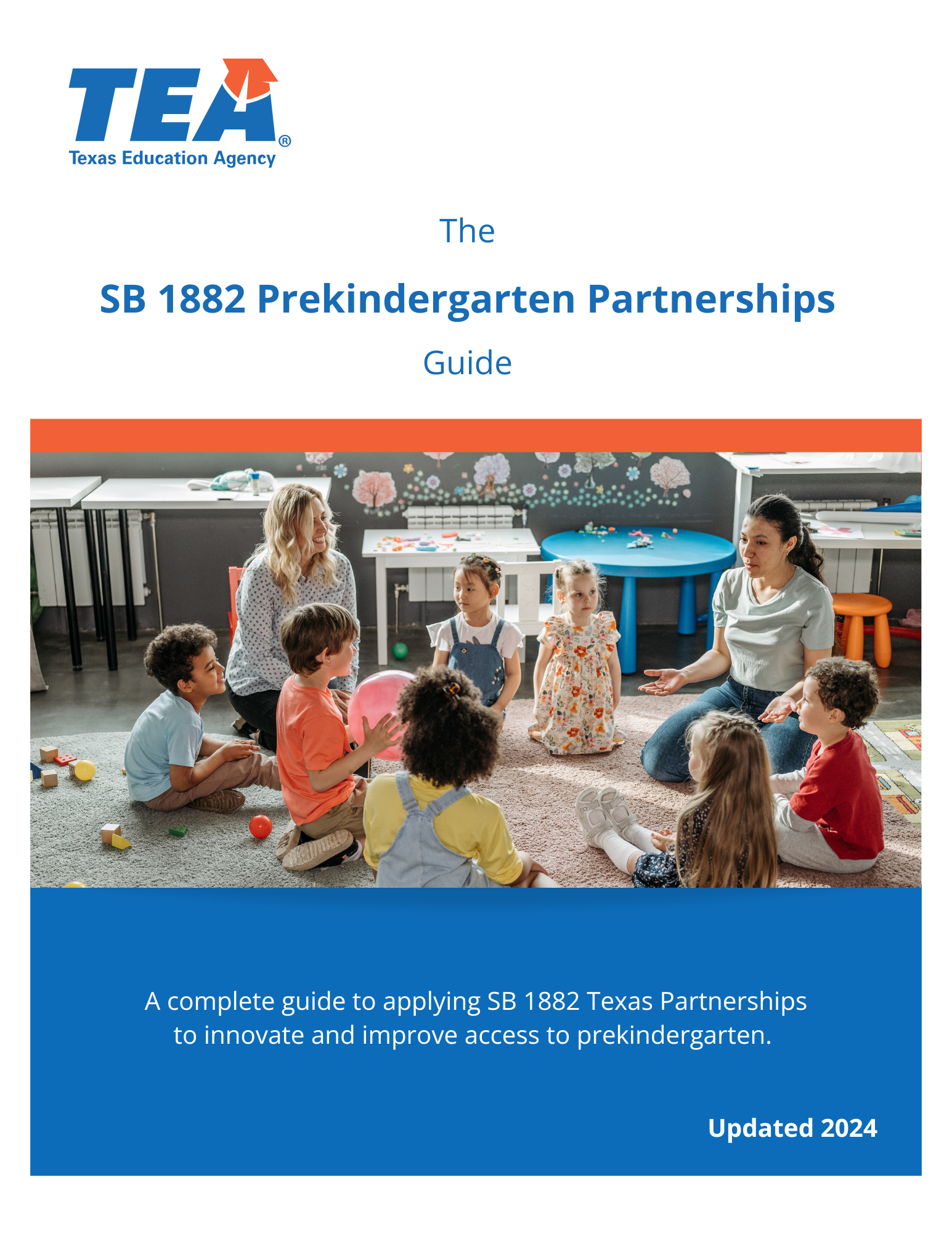 The SB 1882 Prekindergarten Partnerships Guide resource card
