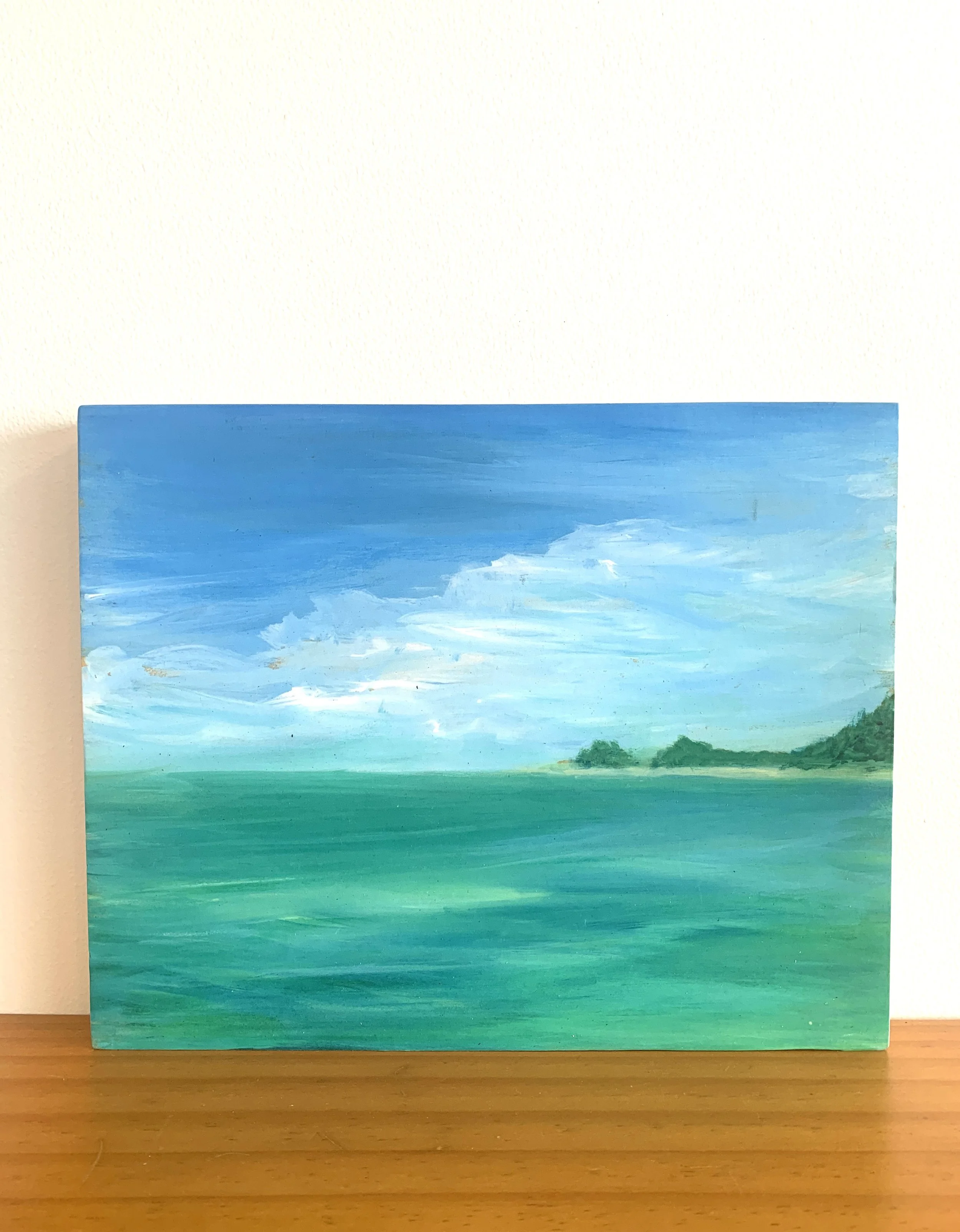 The Pass - print on wood panel