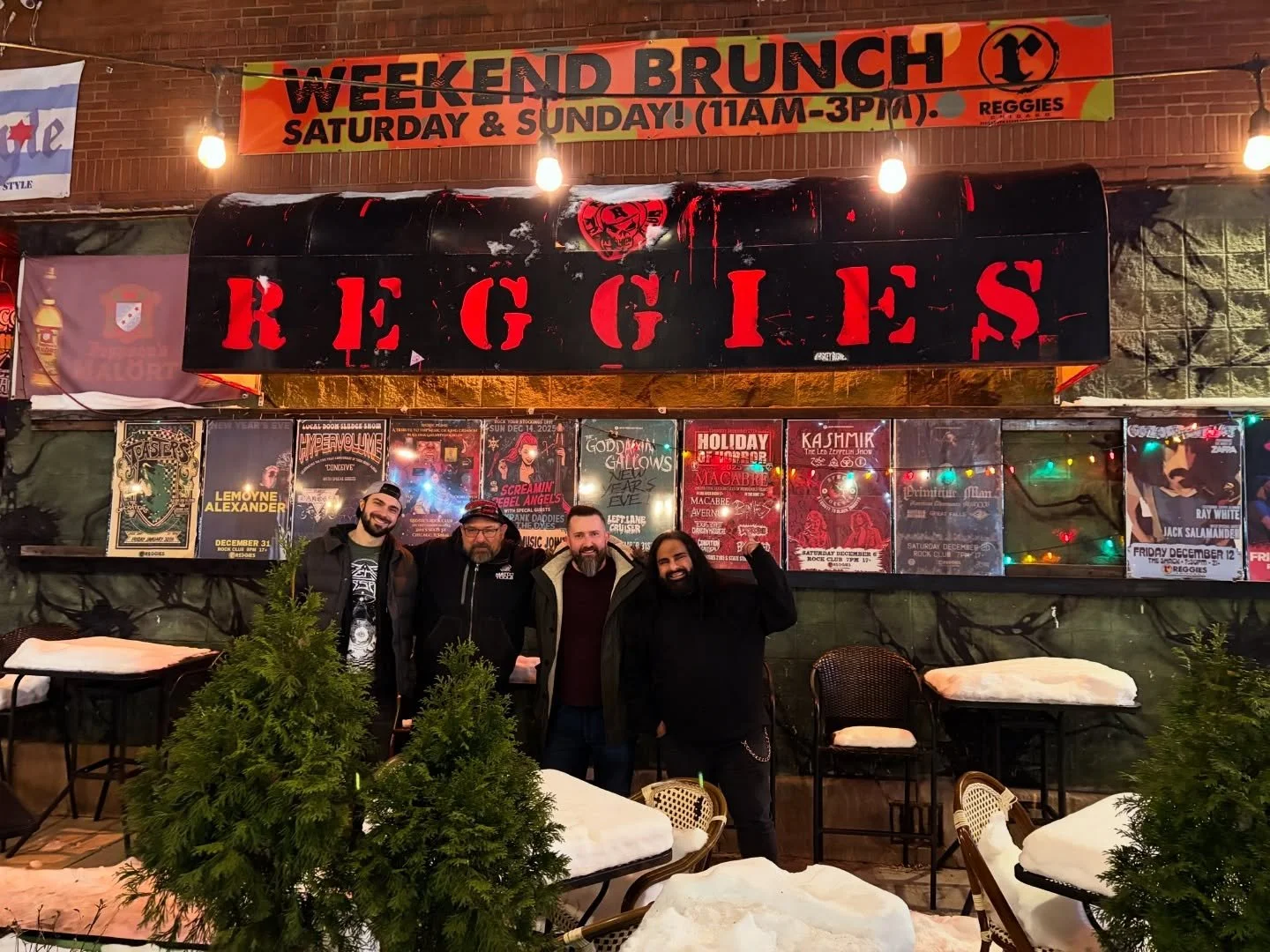 HUGE THANK YOU to @reggieslive and everyone that came out to the show last night! We had a total blast alongside our brothers in @dbtvyper, @tenebrosoband, and @crusader.warmachine who all absolutely tore the stage up! 

We are wrapped on live shows 