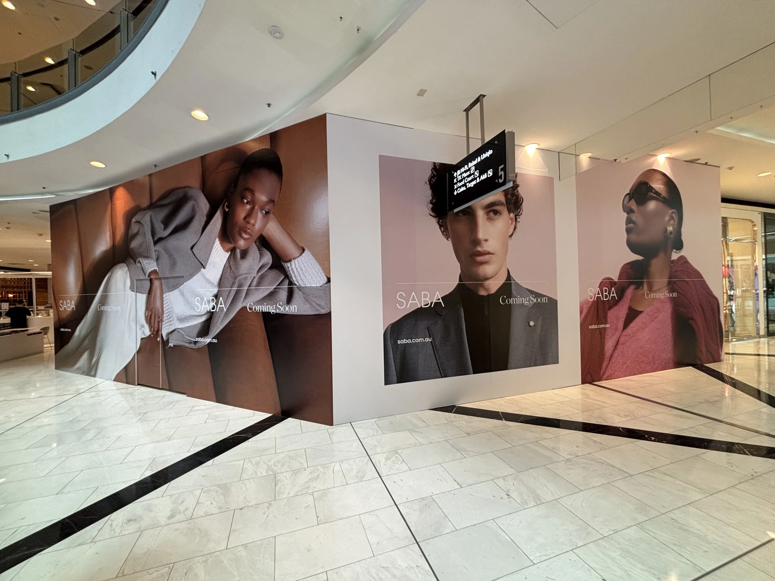 AW25 Hoarding for new store