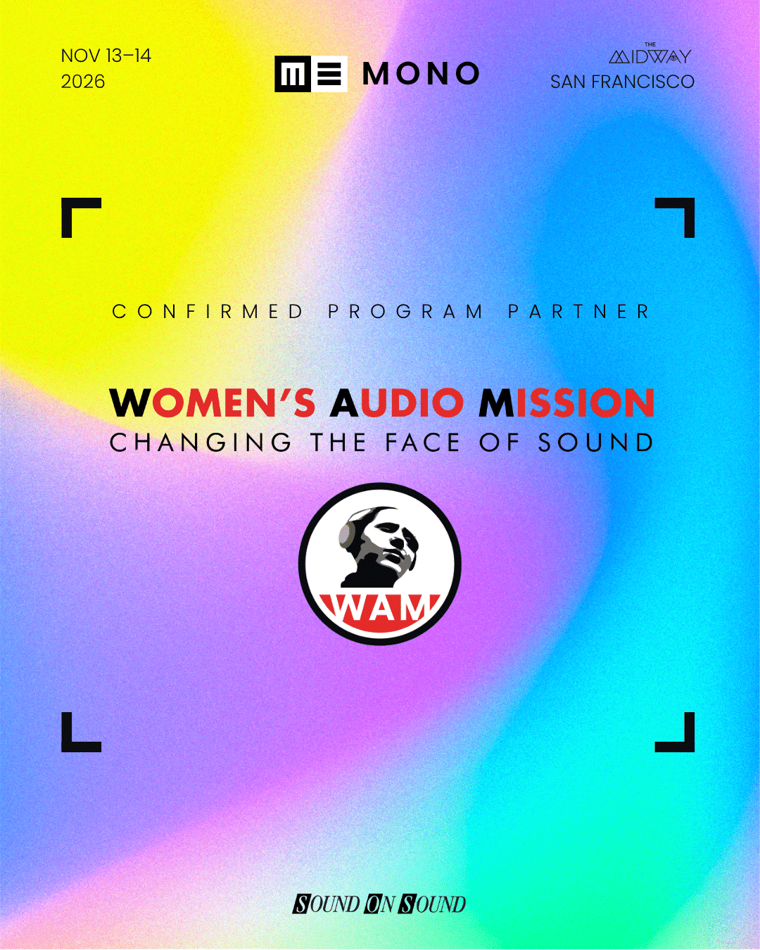 Women’s Audio Mission to curate sessions at MONO 2026