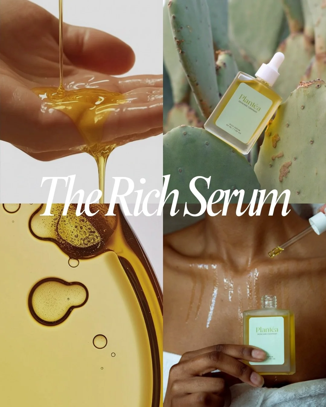 Meet the Rich Serum 🌿✨

Our fast-absorbing, non-sticky face oil is designed to deeply hydrate, nourish, and restore the skin without feeling heavy. Formulated with skin-loving botanicals like jojoba and calendula, it helps improve moisture levels, r