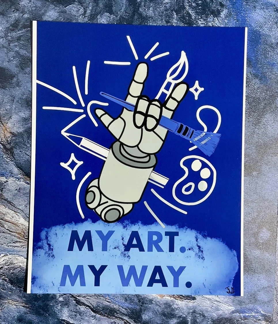 Robotwig Love - My Art- My Way - 8"x10" Print
