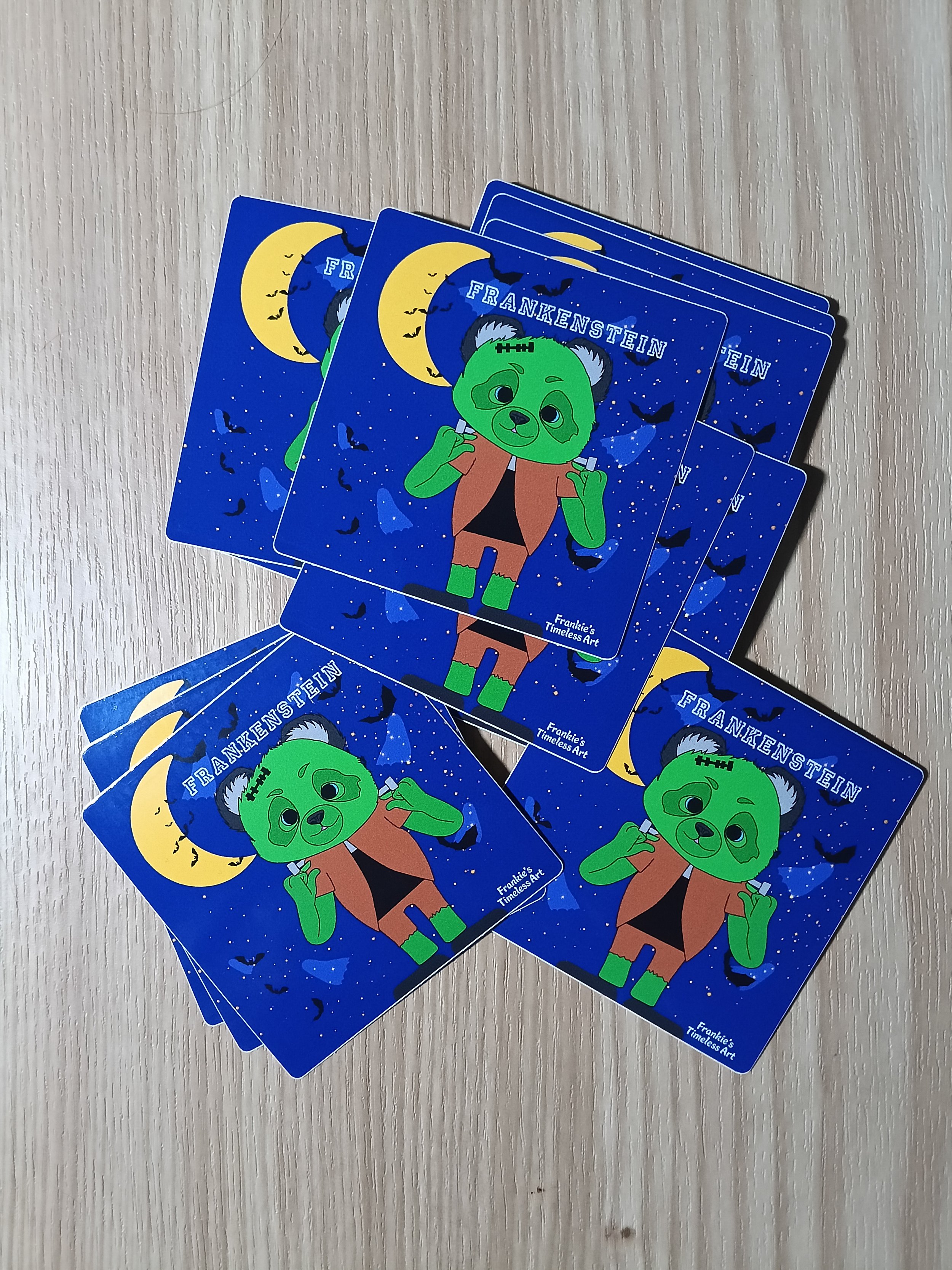 Witch and Frankenstein Stickers