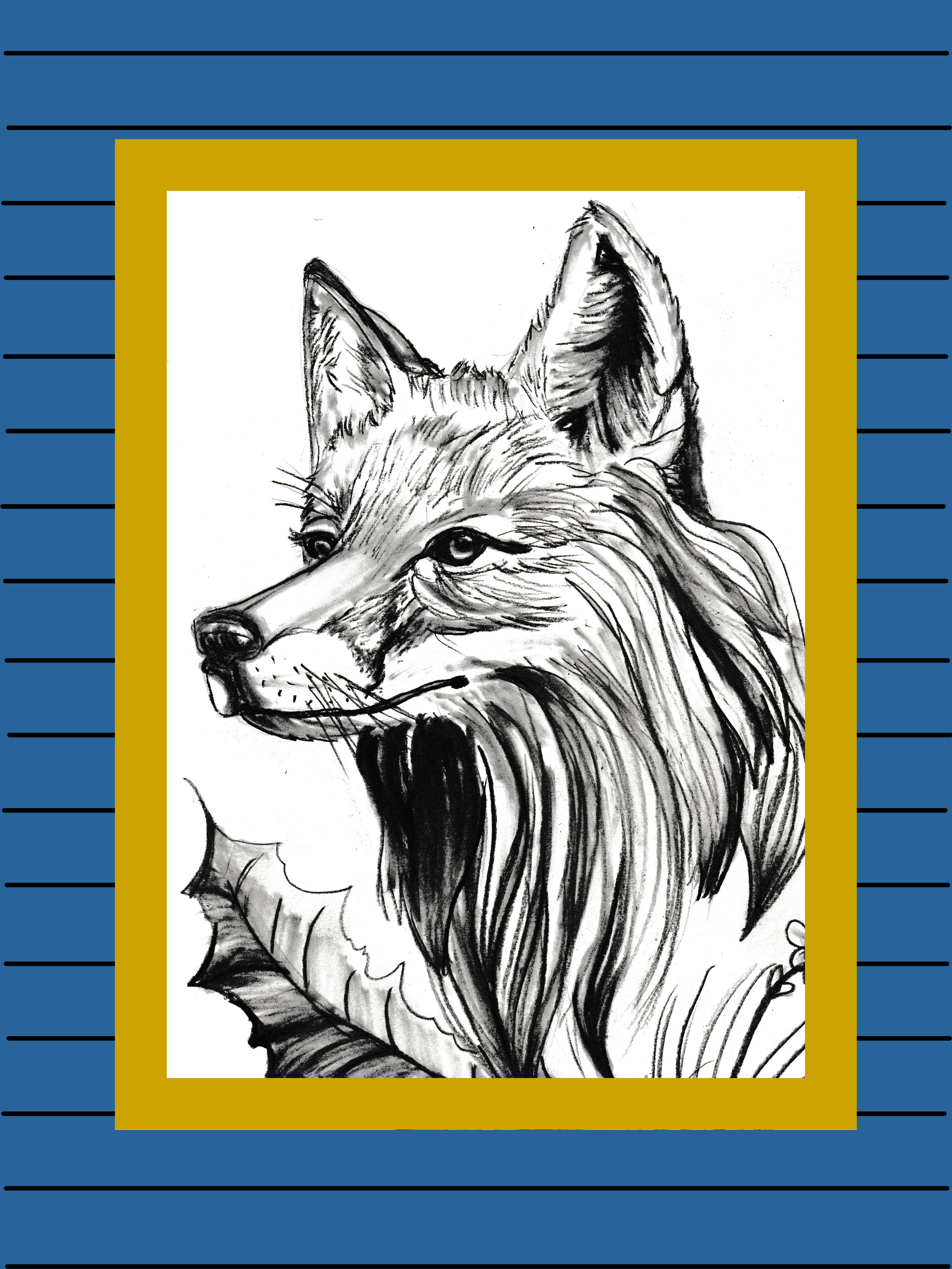 Thanksgiving Fox Portrait
