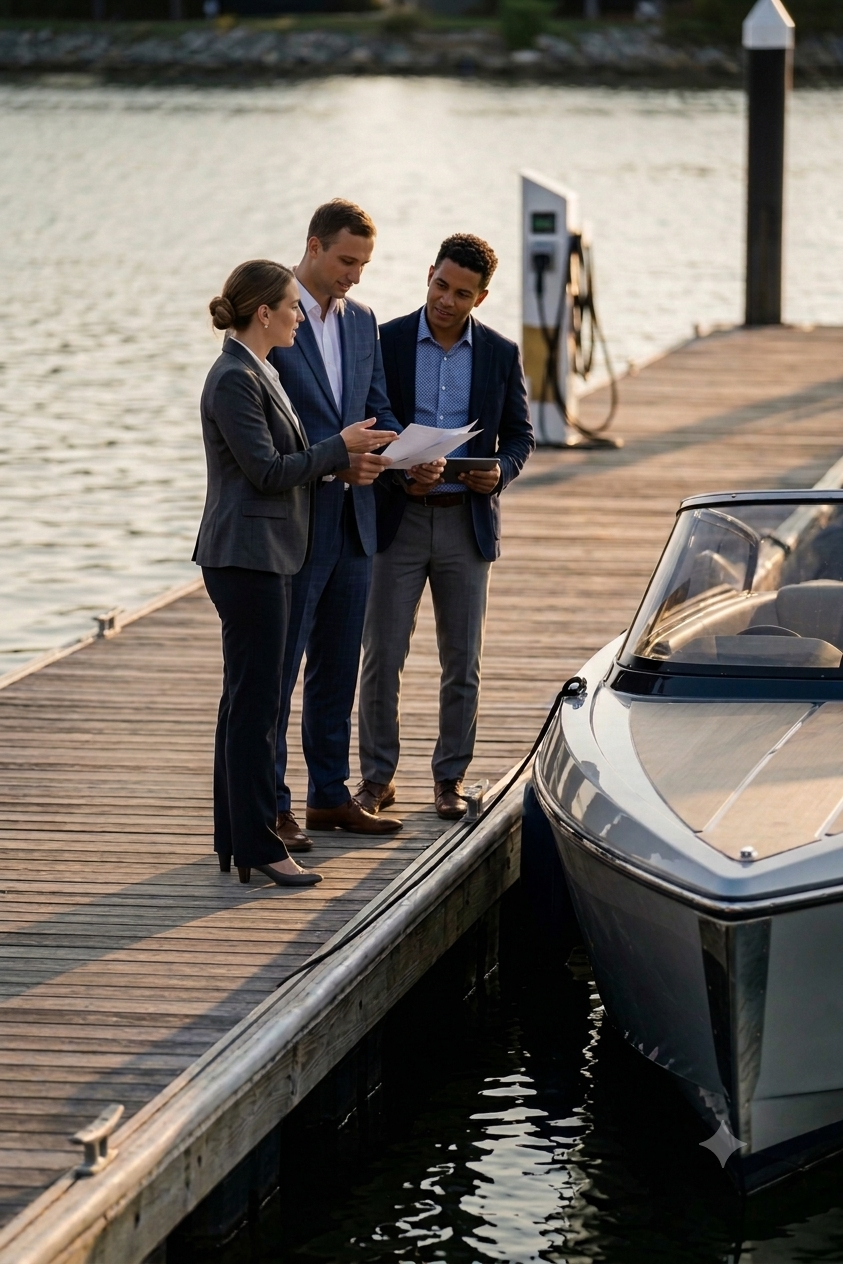 SCC Partners- EVTOL Electric Hrdrofoil Cruise ferry boats partner with Mathew