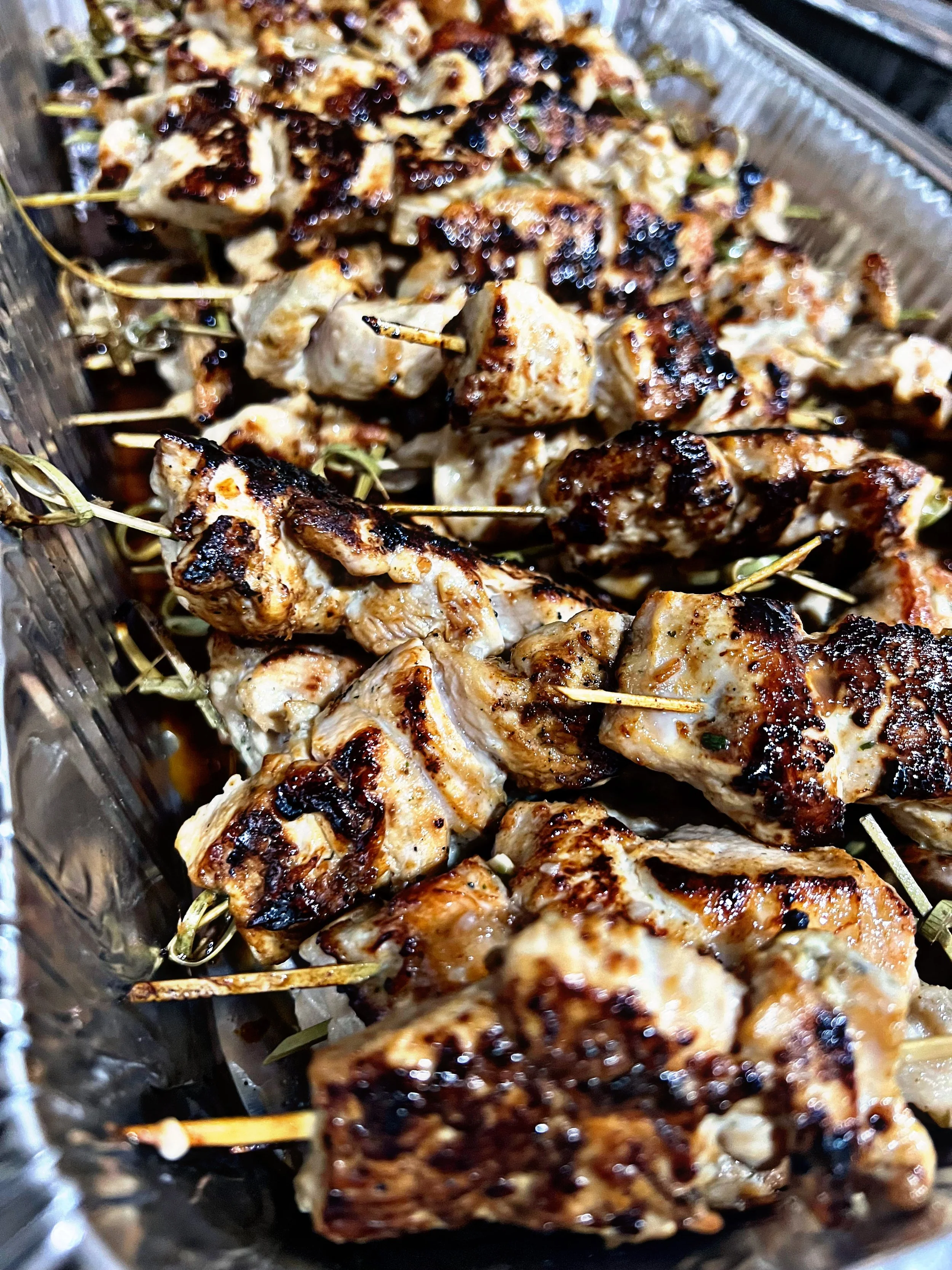 Honey Bourbon Ckn Skewers