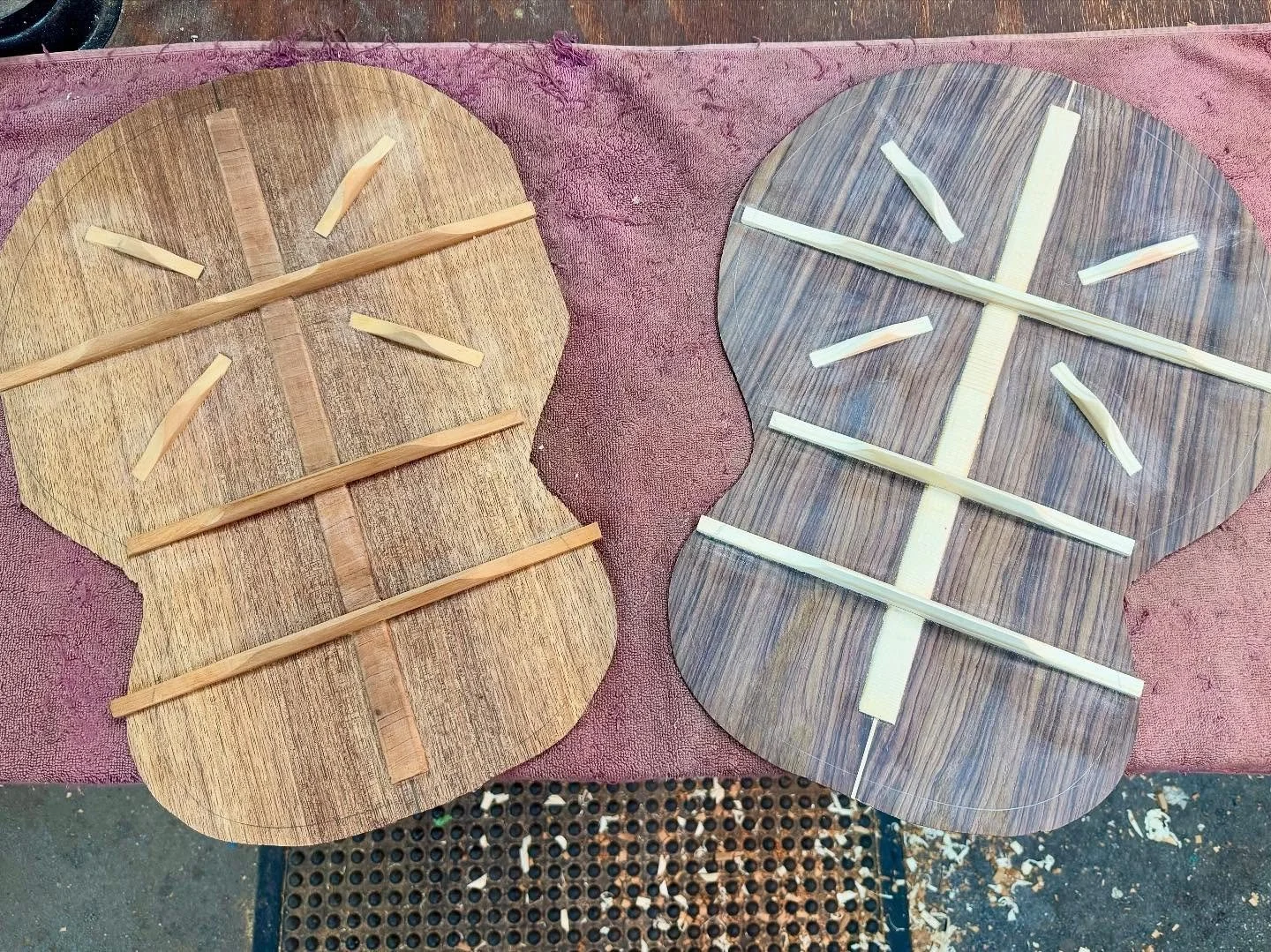 My current classical builds are approaching completion, with abit of downtime waiting for their respective finishes to cure. Meanwhile, I can now resume work on the L0 builds I started a few months ago. 

The  cedar tops have been prepared earlier, w