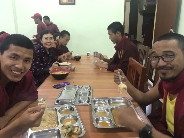 New eating area