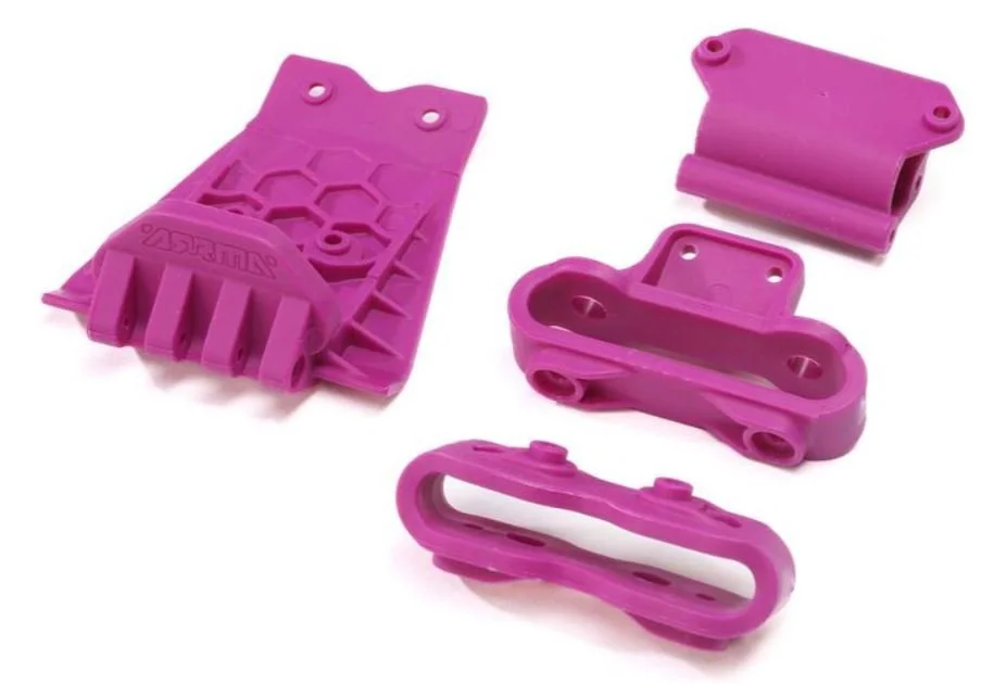 ARRMA Lower Skid And Bumper Mount Set, Purple