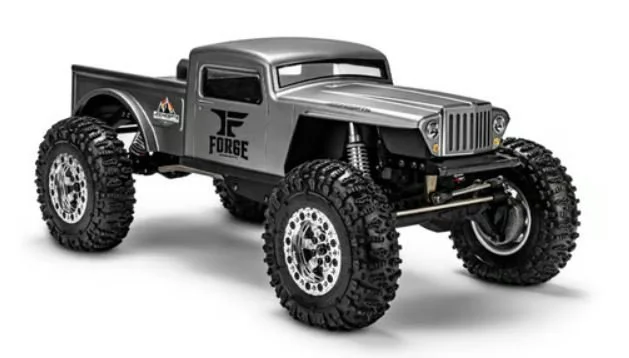 JConcepts The Forge 1/10 Rock Crawler Pre-Trimmed Body (12.3") (Clear)   JCO0666
