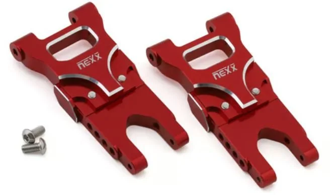 NEXX Racing MST RMX 2.5 Aluminum Rear Lower Arm Set (Red) (2)