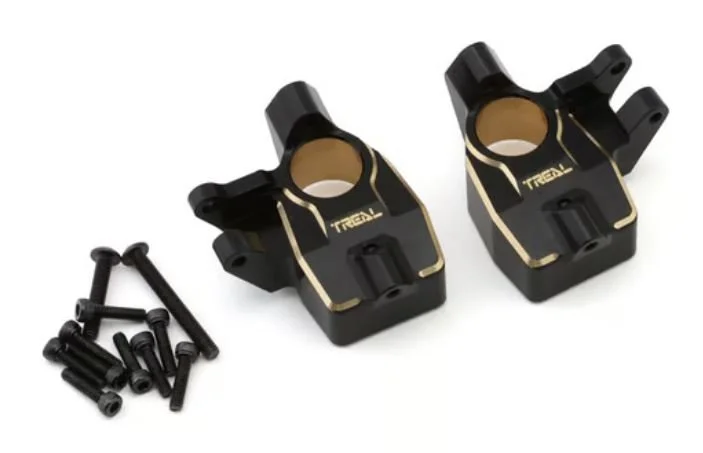 Treal Hobby Axial SCX10 III Brass Front Inner Portal Covers (60g)              X00324O1Y3
