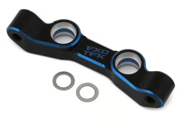 Exotek Associated B7 Aluminum HD Steering Rack (Black/Blue)   |  EXO2240 | 2240