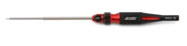 Samix SCX24 2-in-1 Hex Wrench/Nut Driver (Red) (.050" Hex/4mm Nut)