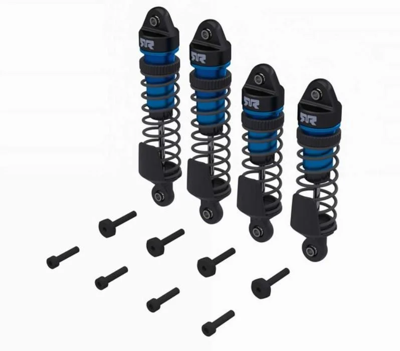 ARRMA Shock Set, Front/Rear Assembled, 700 cSt Oil, Blue (4Pcs): MINI  |  ARA-2671