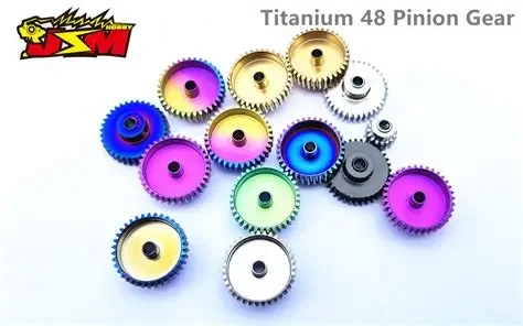 JSM Hobby Titanium 48P Pinion Gear 17T