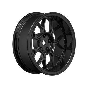 Louise R/C 14 Spoke Gloss Black 1/10 Drift Wheel, 2, 4, 6, 8mm Offset, 12mm Hex, 4pcs  |  LNHA566