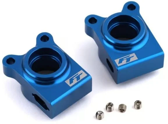 Team Associated RC10B74.1 Factory Team Aluminum Rear Hubs (Blue)  ASC92270   92270