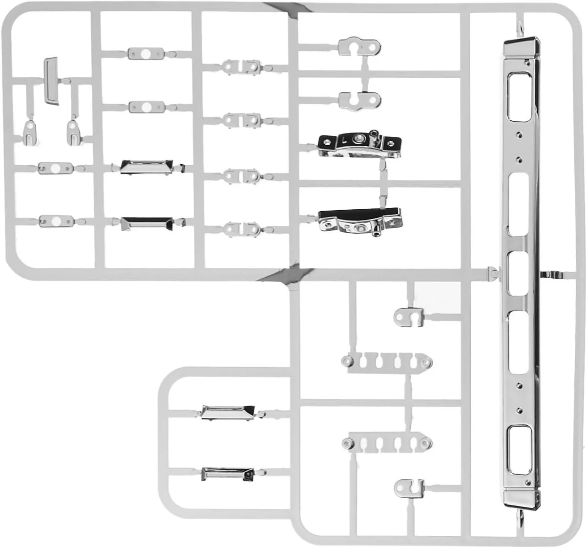 RC4WD Mojave II Chrome Bumper and Parts Tree