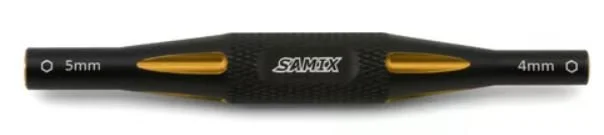 Samix Aluminum Wheel Nut Wrench (4mm/5mm) (Gold)