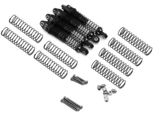 NEXX Racing CR18P/Venture 18 Long Travel 59mm Aluminum Oil-Filled Shocks (Black) (4)