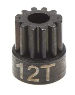 Hot Racing Mod 0.5 Hard Blackened Steel Pinion Gear (3.17mm Bore) (12T)   CSG12M05