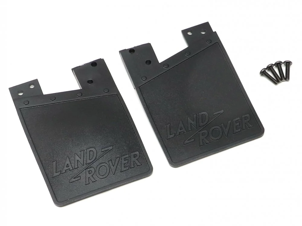 Classic Rubber Mud Flaps for Series Land Rover® Black | BRX02330BK