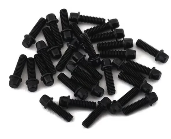 SSD RC 2.5x8mm Scale Wheel Bolts (Black) (30)   |  SSD00408