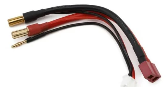 Gens Ace 2S Charge/Balance Adapter (5.0mm Bullet to Deans)