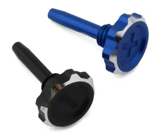 1UP Racing "Lockdown" Adjustable Bullet Plug Grips (Blue/Black)   1UP-19491