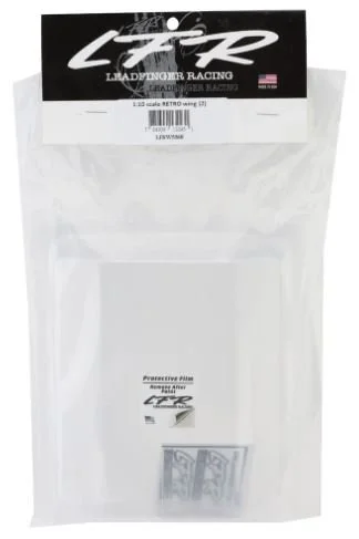 Leadfinger Racing Retro 1/10 Buggy Wing (Clear) (2)     LFRW5068