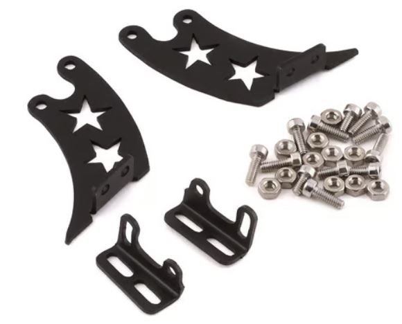 Sideways RC Top Mount 3 Scale Drift Wing Mount (Black) | SRC-WMTOP3-B