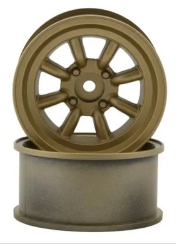 Topline RS Watanabe 1/10 Drift Wheels (Gold) (2) (7mm Offset)     WAT-070G