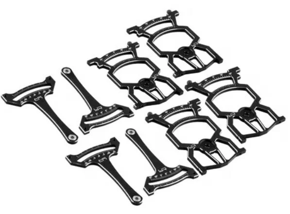 Yeah Racing 1/10 Aluminum Universal On Road Setup Station (Black) (V3)  |  YT-0140BK